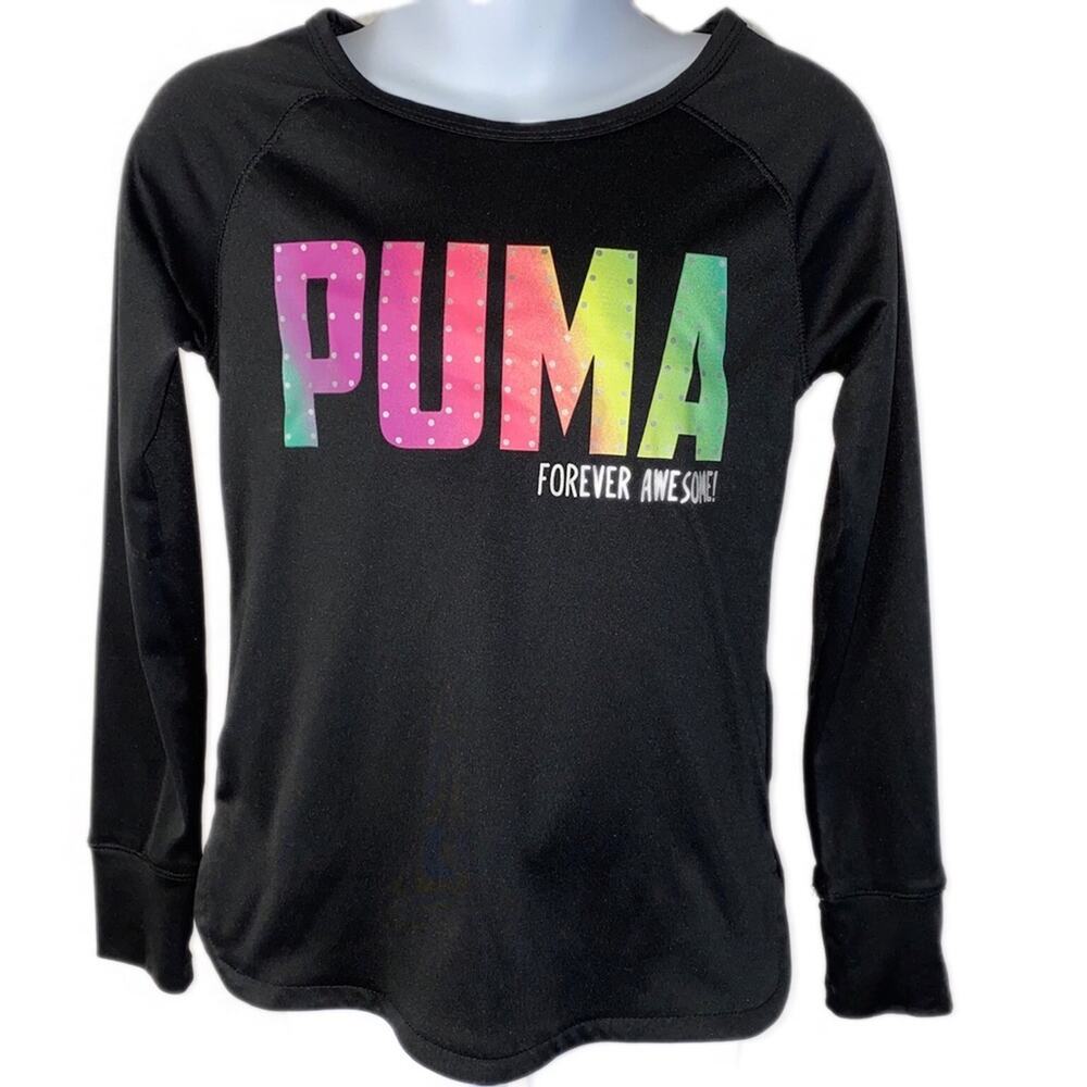 PUMA Kids Performance Shirt Black Size 4
